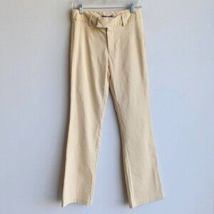 NWT Urban Outfitters pale yellow bootcut dress pants